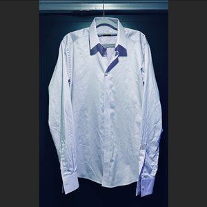 Versace Mens button down light purple